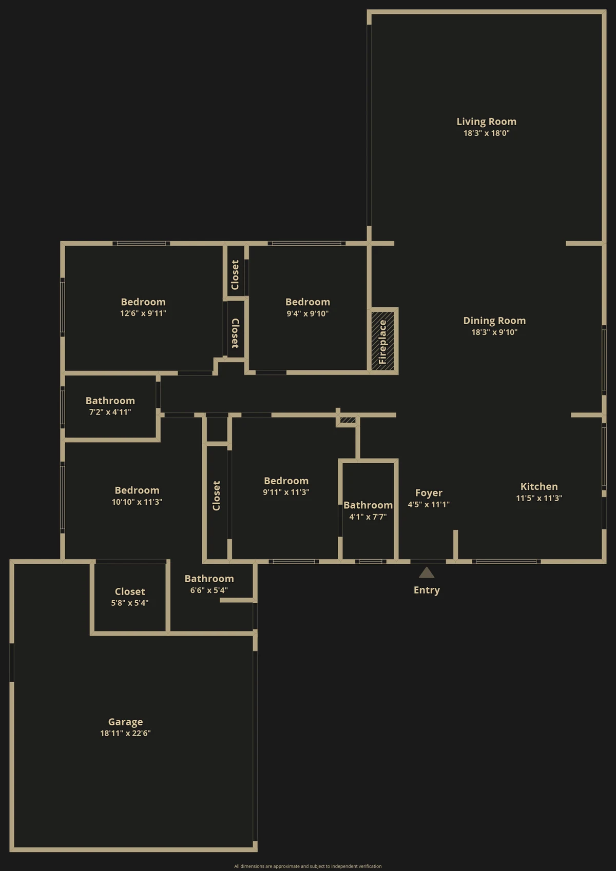 Floor plan of 14020 Bora Dr